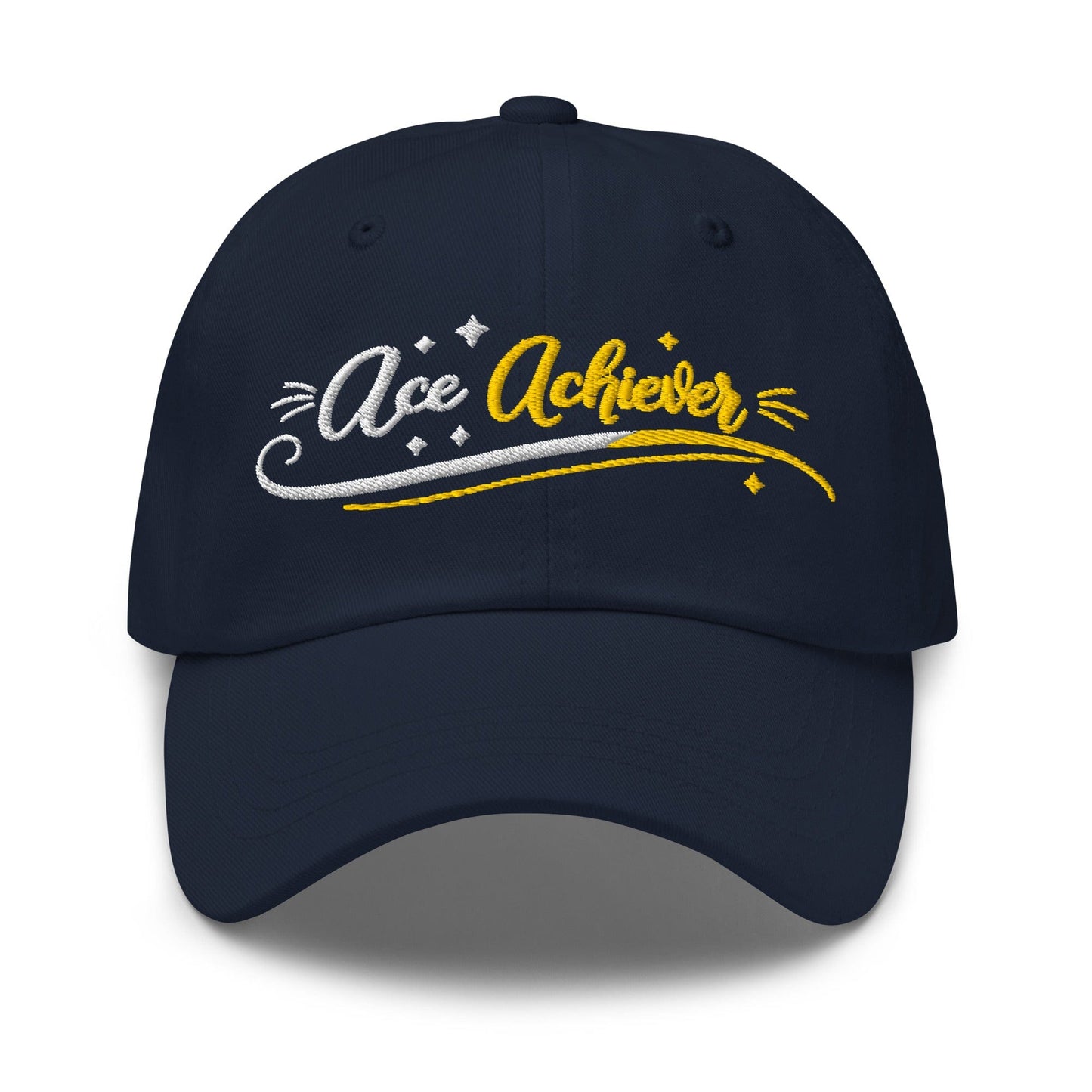 Ace Achiever Sparkle Magic Swirl Embroidered Golf Cap - Funny Golf Tee by Swing Epic