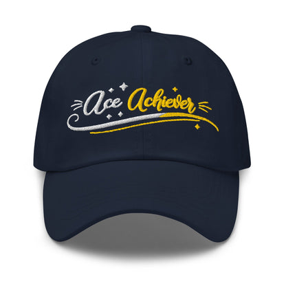 Ace Achiever Sparkle Magic Swirl Embroidered Golf Cap - Funny Golf Tee by Swing Epic