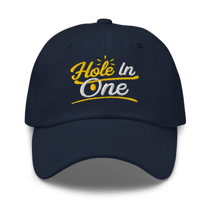 Hole in One Embroidered Golf Cap - Funny Golf Tee by Swing Epic