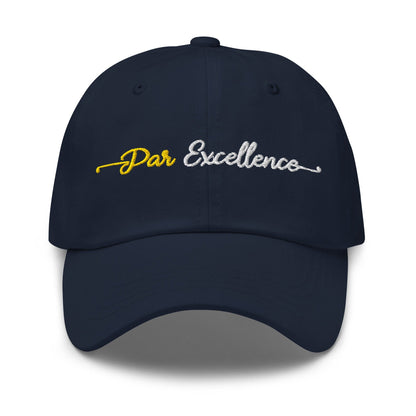Par Excellence Embroidered Golf Cap - Funny Golf Tee by Swing Epic