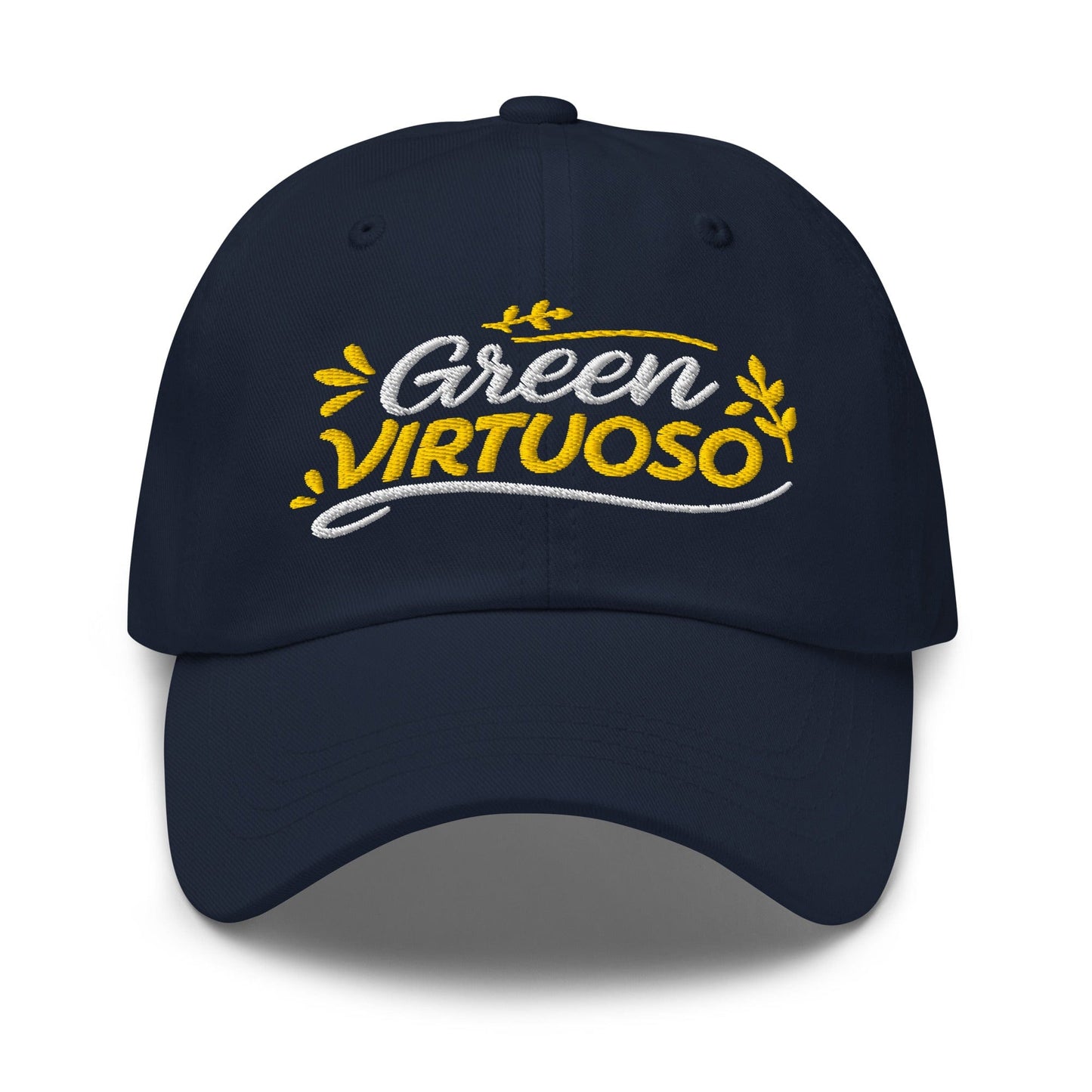 Green Virtuoso Masterpiece Design Embroidered Golf Cap - Funny Golf Tee by Swing Epic