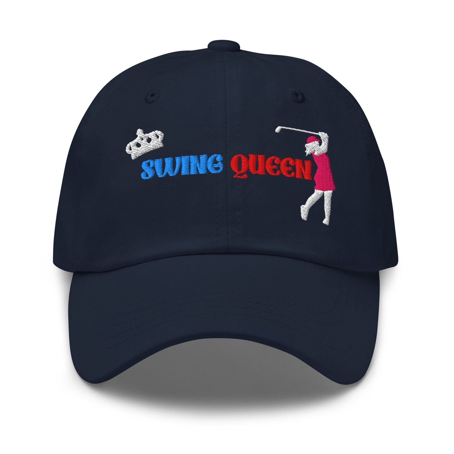 Swing Queen Embroidered Golf Cap - Funny Golf Tee by Swing Epic