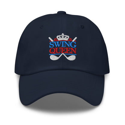 Swing Queen Embroidered Golf Cap - Funny Golf Tee by Swing Epic