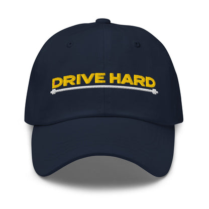 Drive Hard Embroidered Golf Cap - Funny Golf Tee by Swing Epic