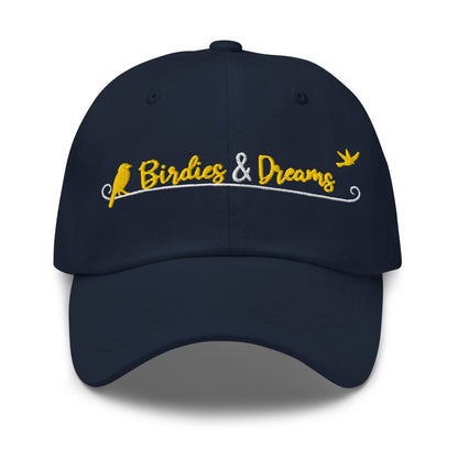 Birdies & Dreams Embroidered Golf Cap - Funny Golf Tee by Swing Epic