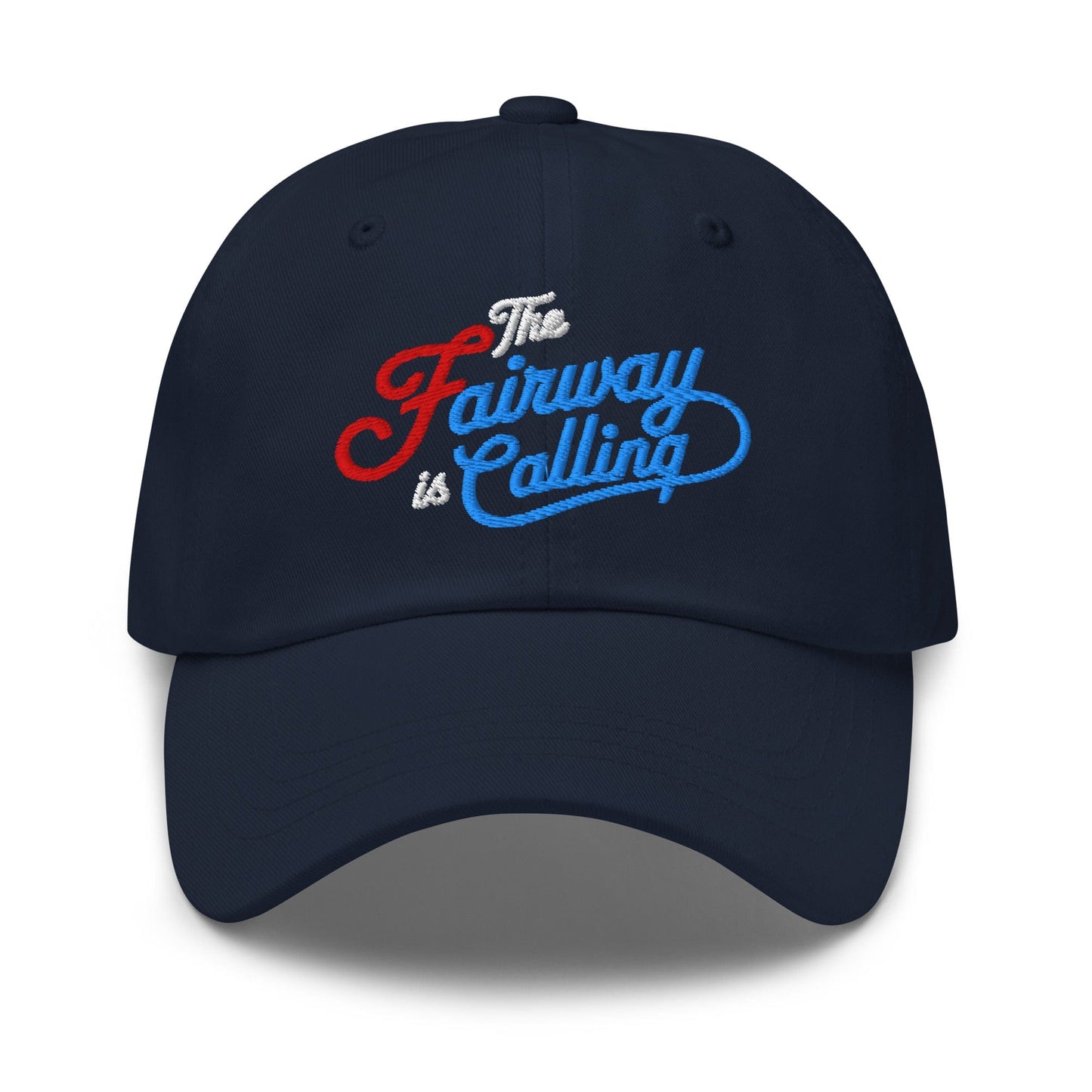 The Fairway is Calling Fun Quirky Embroidered Golf Cap - Funny Golf Tee by Swing Epic