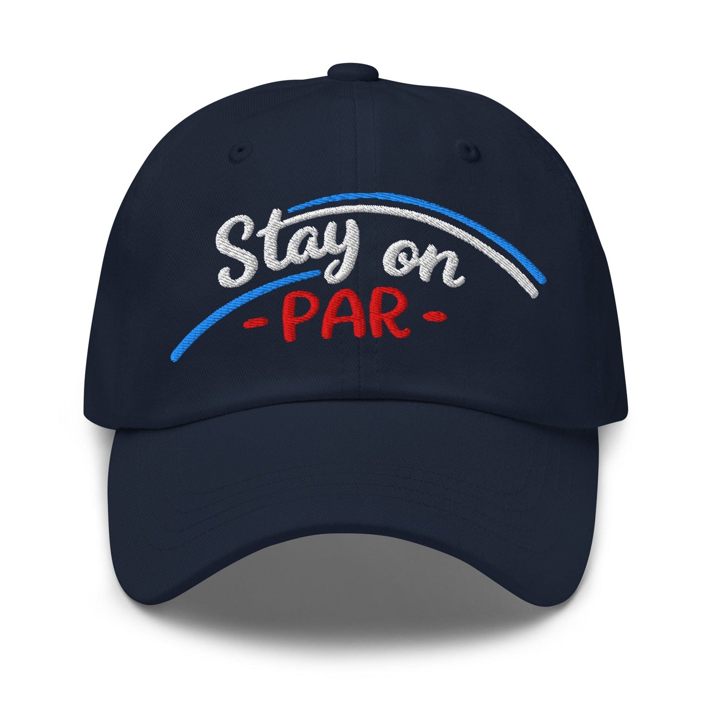 Stay on Par Embroidered Golf Cap - Funny Golf Tee by Swing Epic