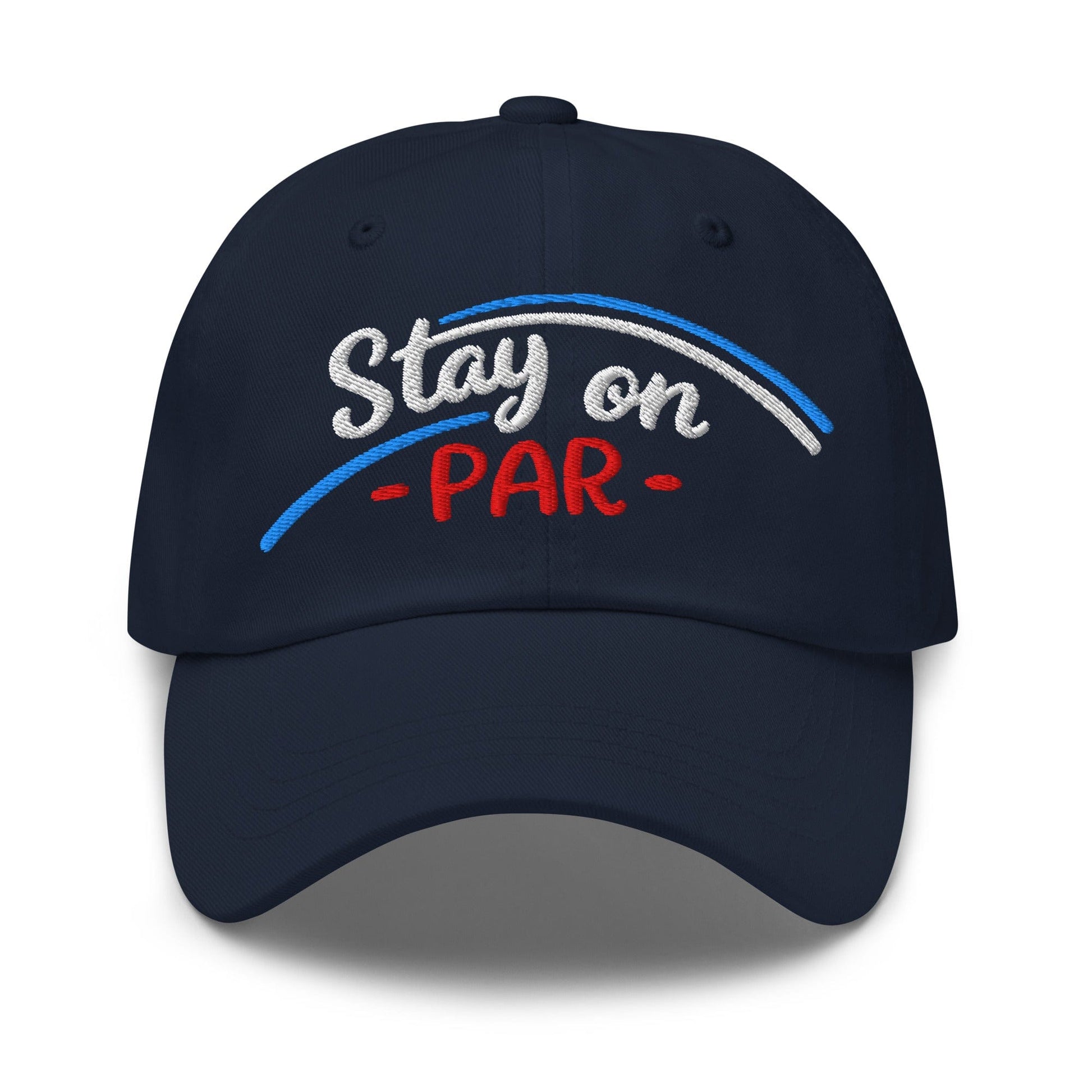 Stay on Par Embroidered Golf Cap - Funny Golf Tee by Swing Epic