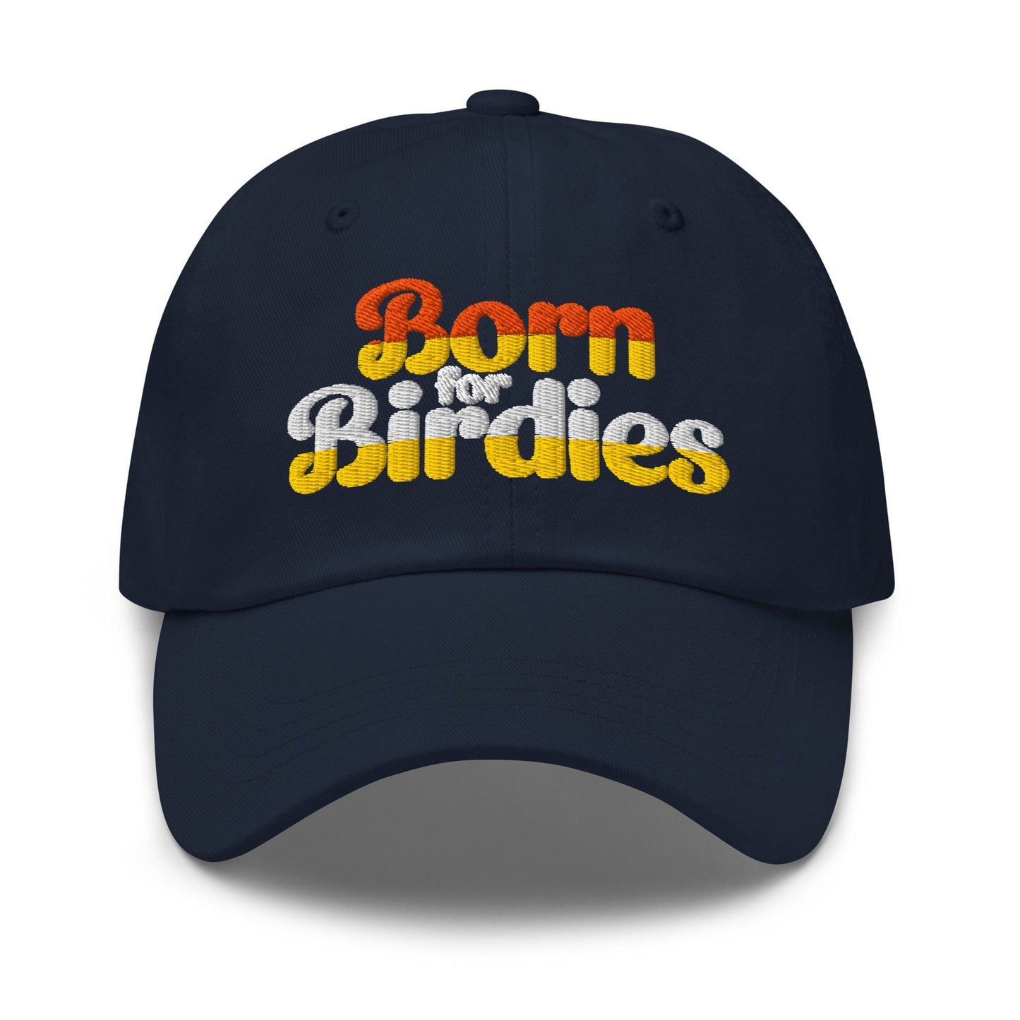 Born for Birdies Fun Sporty Embroidered Golf Cap - Funny Golf Tee by Swing Epic