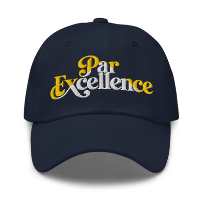 Par Excellence Embroidered Golf Cap - Funny Golf Tee by Swing Epic