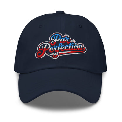 Par Perfection Embroidered Golf Cap - Funny Golf Tee by Swing Epic