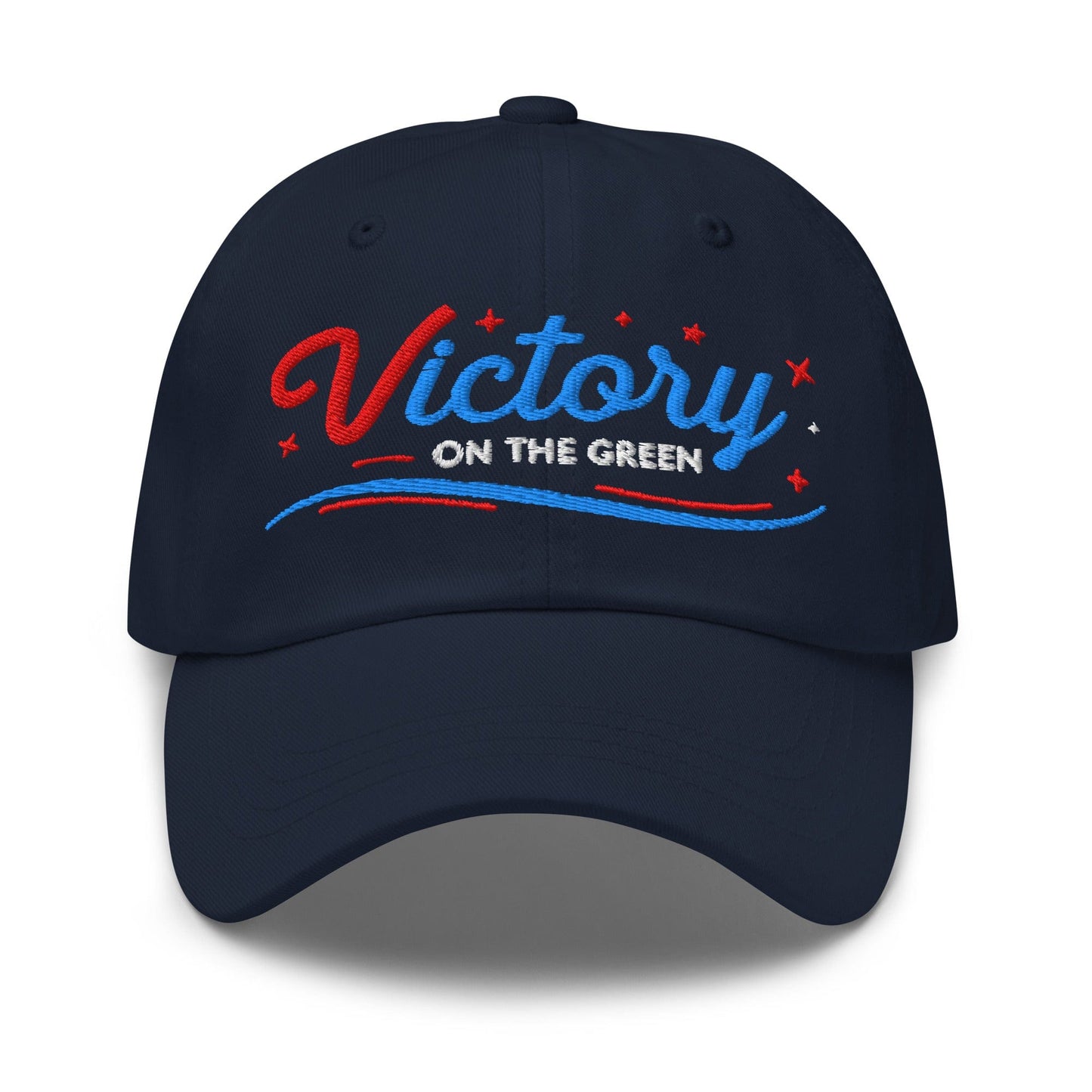 Victory On The Green Embroidered Golf Cap - Funny Golf Tee by Swing Epic