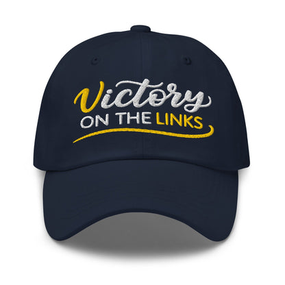 Victory on the Links Fun and Unique Embroidered Golf Cap - Funny Golf Tee by Swing Epic