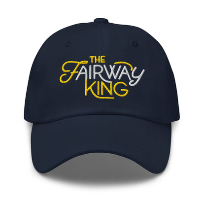 The Fairway King Embroidered Golf Cap - Funny Golf Tee by Swing Epic