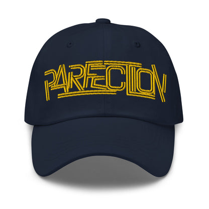 Parfection Script Embroidered Golf Cap - Funny Golf Tee by Swing Epic