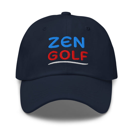 Zen Golf Embroidered Golf Cap - Funny Golf Tee by Swing Epic