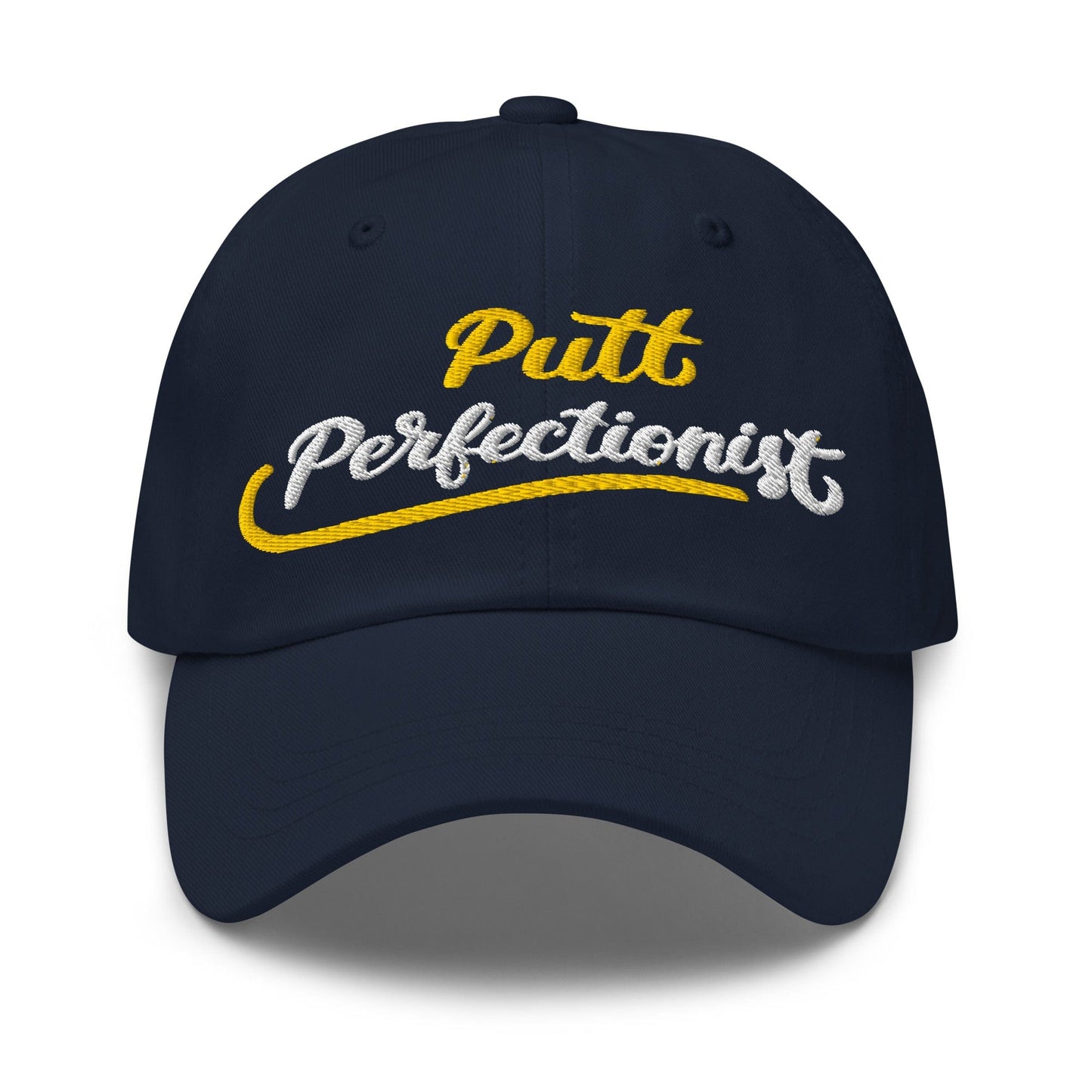 Putt Perfectionist Fun Embroidered Golf Cap - Funny Golf Tee by Swing Epic