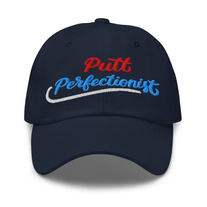 Putt Perfectionist Fun Embroidered Golf Cap - Funny Golf Tee by Swing Epic