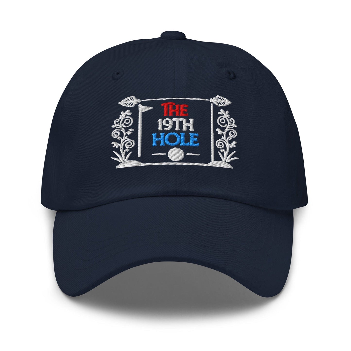 The 19th Hole Fun Embroidered Golf Cap - Funny Golf Tee by Swing Epic
