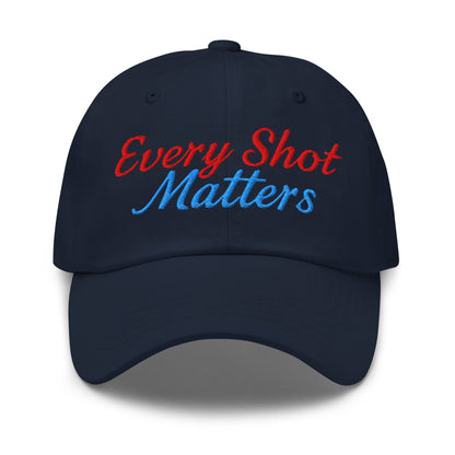 Every Shot Matters Fun Embroidered Golf Cap - Funny Golf Tee by Swing Epic