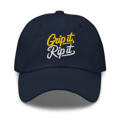 Grip it Rip it Quirky Fun Embroidered Golf Cap - Funny Golf Tee by Swing Epic