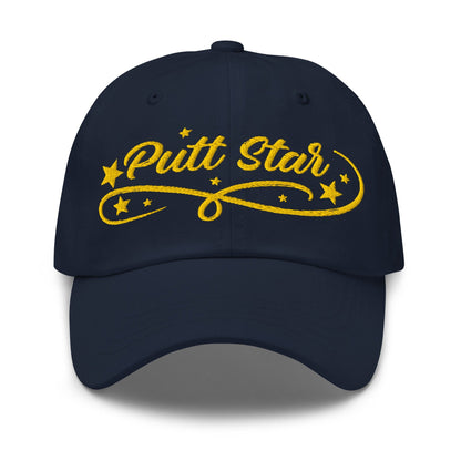 Putt Star Embroidered Golf Cap - Funny Golf Tee by Swing Epic