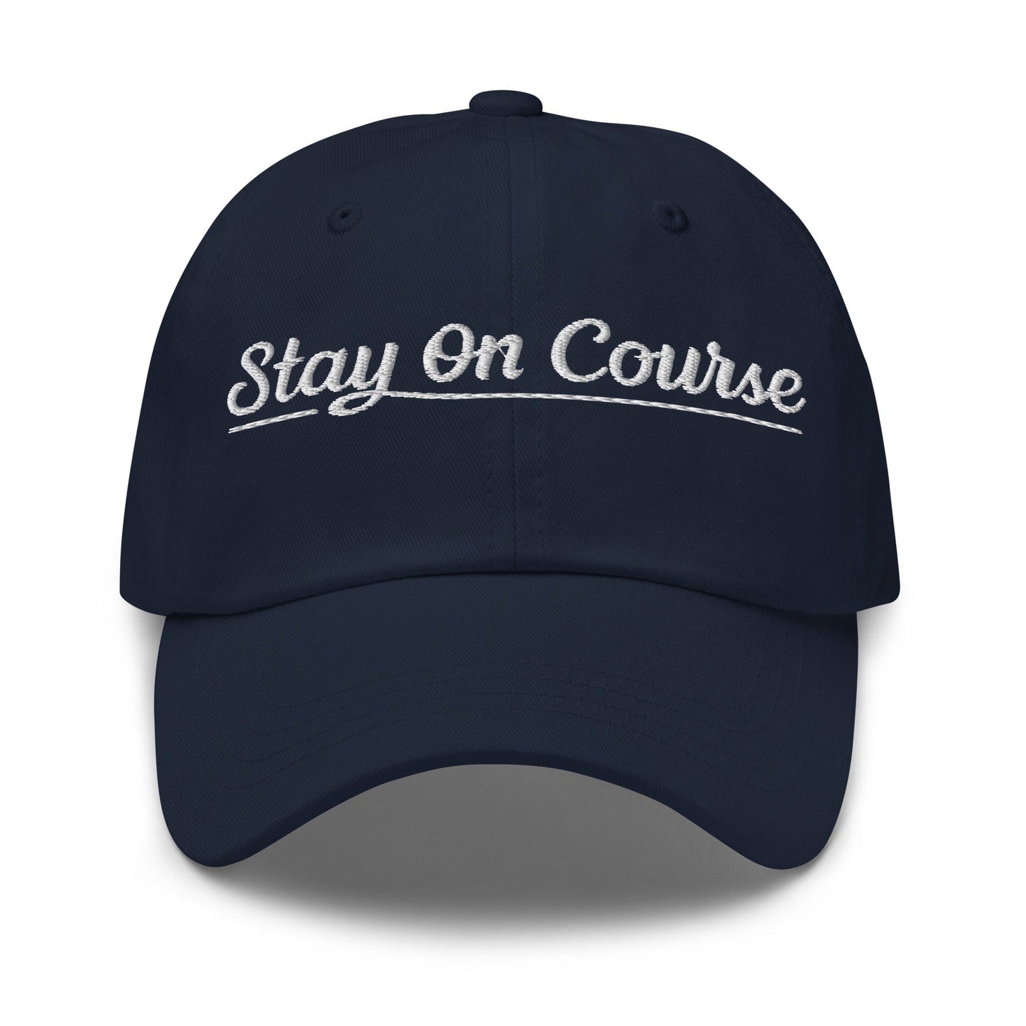 Stay On Course Embroidered Golf Cap - Funny Golf Tee by Swing Epic