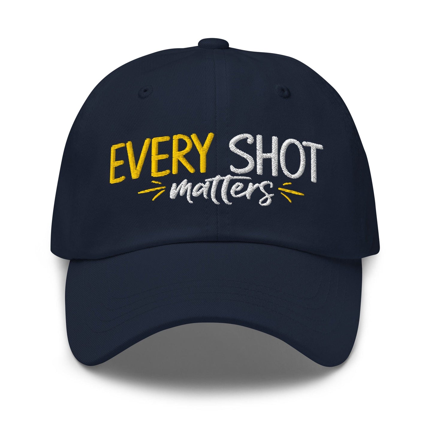Every Shot Matters Embroidered Golf Cap - Funny Golf Tee by Swing Epic