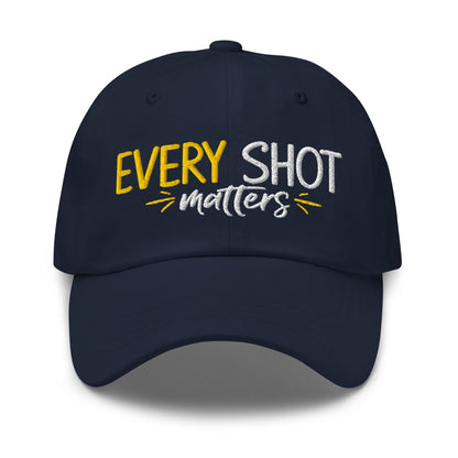 Every Shot Matters Embroidered Golf Cap - Funny Golf Tee by Swing Epic