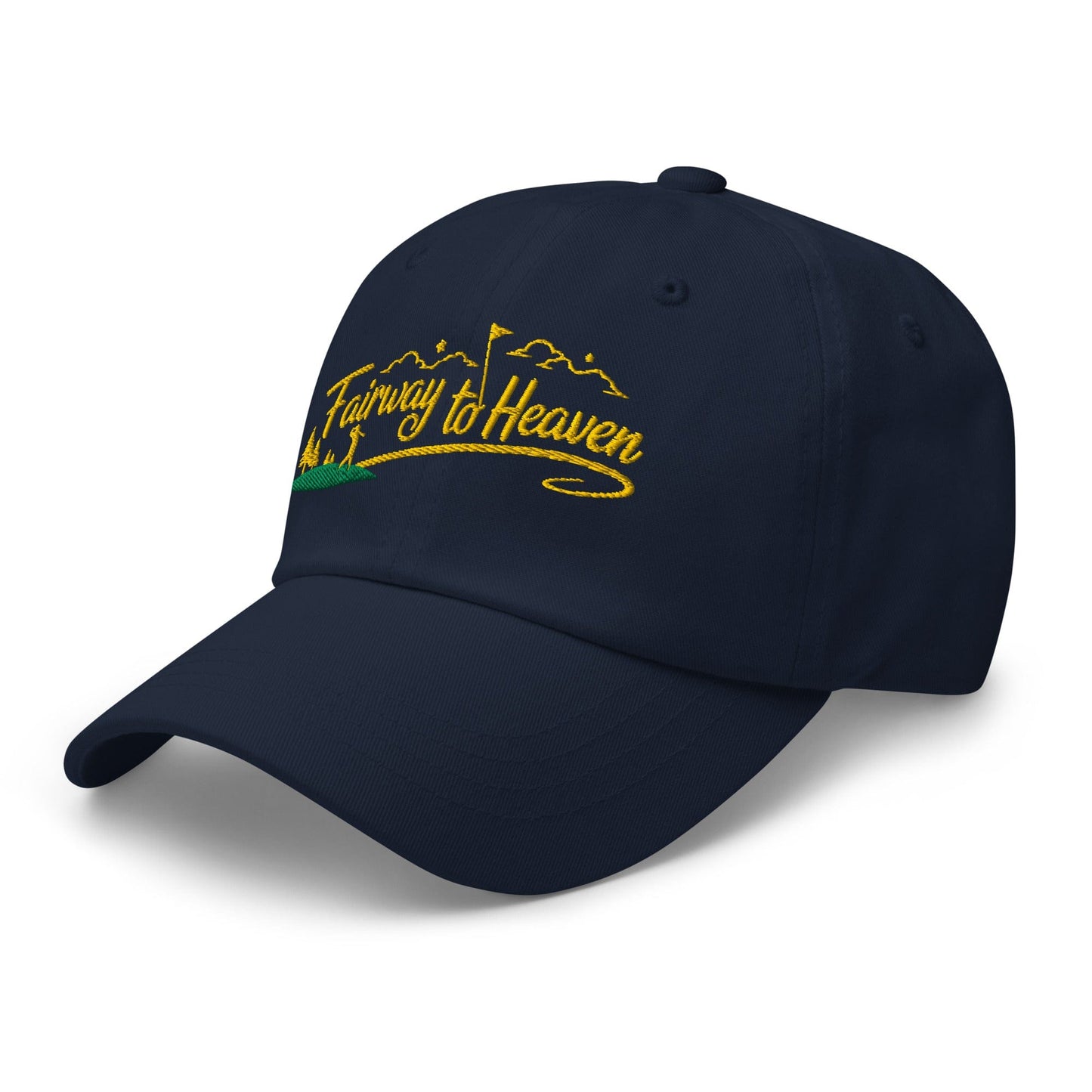 Fairway to Heaven Embroidered Golf Cap - Funny Golf Tee by Swing Epic