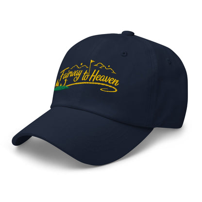 Fairway to Heaven Embroidered Golf Cap - Funny Golf Tee by Swing Epic