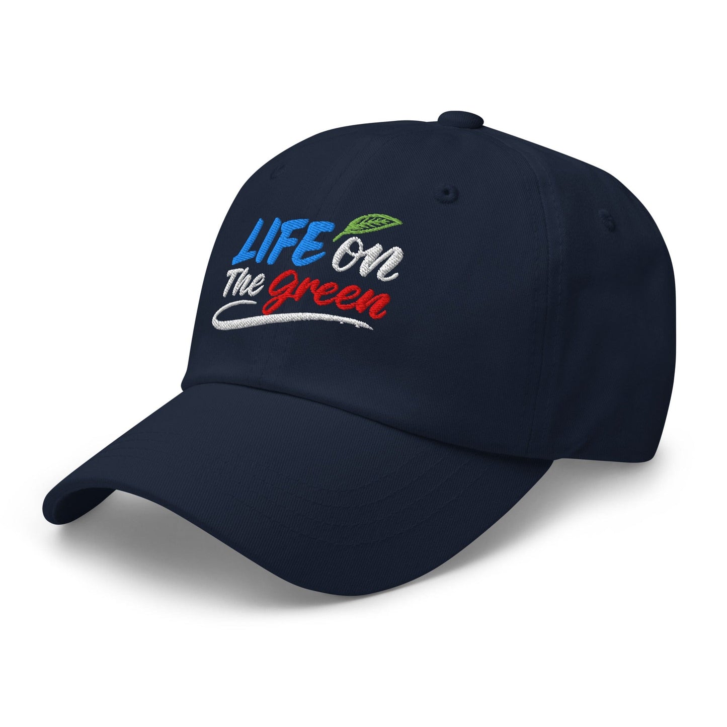 LIFE on The Green Embroidered Golf Cap - Funny Golf Tee by Swing Epic