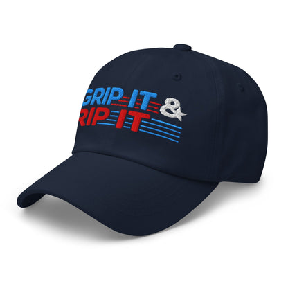 Grip It & Rip It Star Fun Embroidered Golf Cap - Funny Golf Tee by Swing Epic