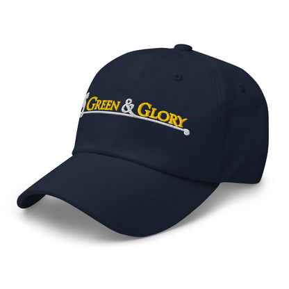 Green & Glory Embroidered Golf Cap - Funny Golf Tee by Swing Epic