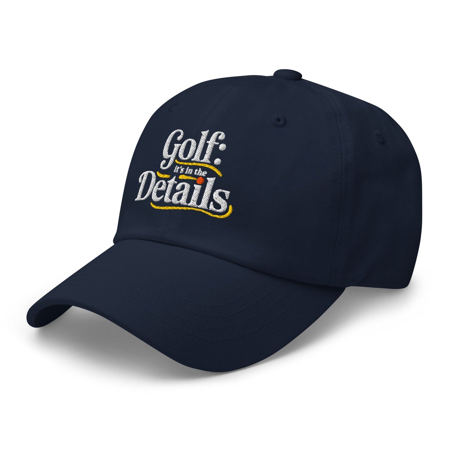 Golf It's In The Details Quirky Engaging Embroidered Golf Cap - Funny Golf Tee by Swing Epic