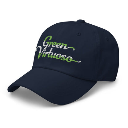 Green Virtuoso Engaging Fun Spirit Embroidered Golf Cap - Funny Golf Tee by Swing Epic