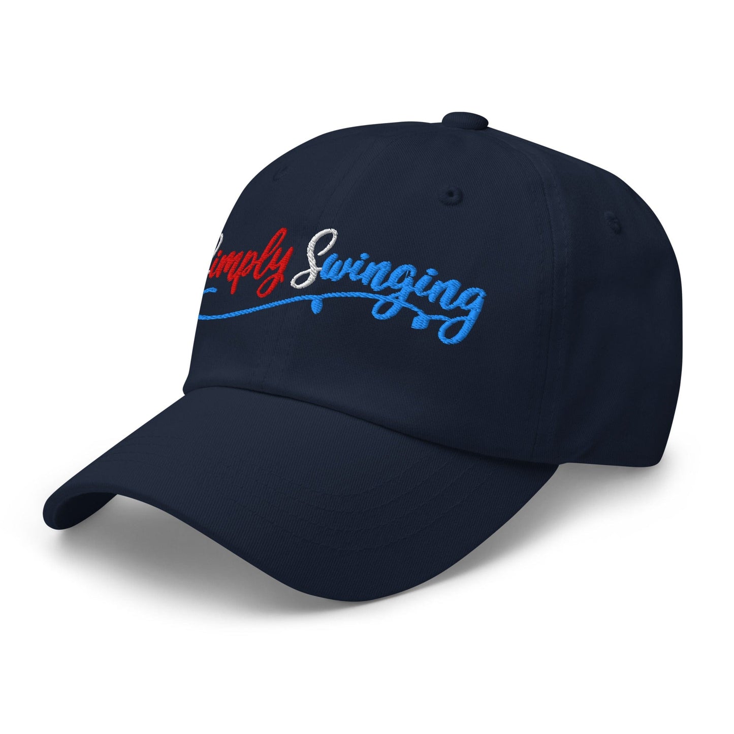 Simply Swinging Quirky Fun Embroidered Golf Cap - Funny Golf Tee by Swing Epic