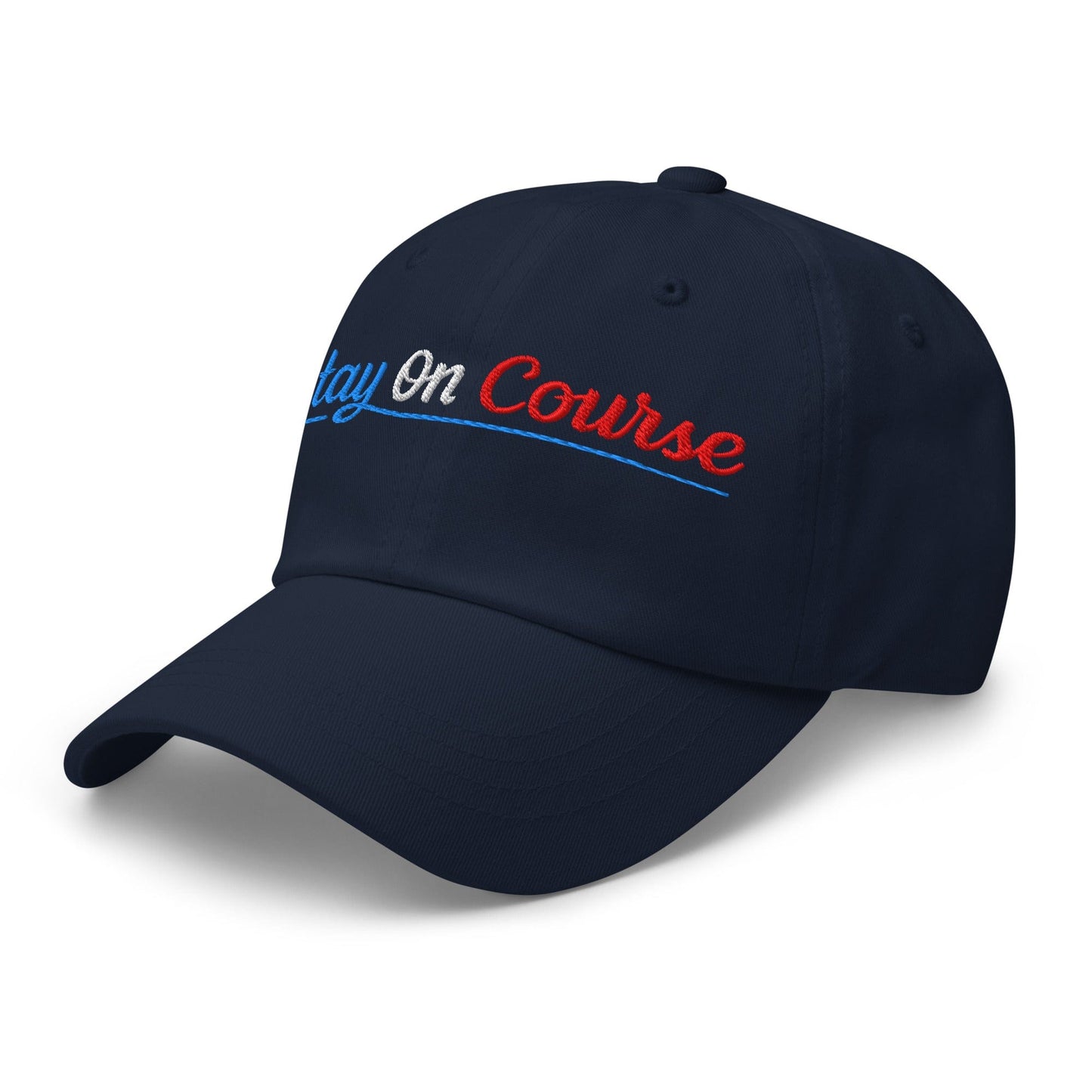 Stay On Course Embroidered Golf Cap - Funny Golf Tee by Swing Epic