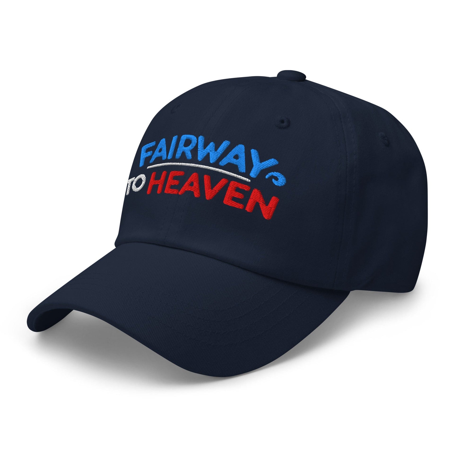 Fairway To Heaven Fun Spirit Embroidered Golf Cap - Funny Golf Tee by Swing Epic