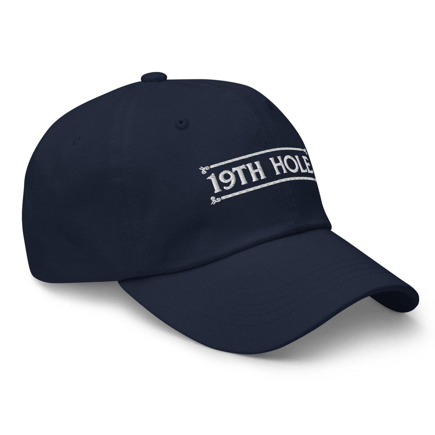 The 19th Hole Embroidered Golf Cap - Funny Golf Tee by Swing Epic