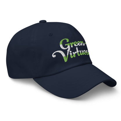 Green Virtuoso Engaging Fun Spirit Embroidered Golf Cap - Funny Golf Tee by Swing Epic