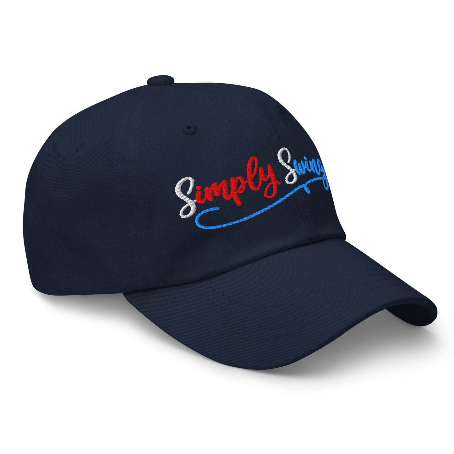 Simply Swinging Quirky Fun Embroidered Golf Cap - Funny Golf Tee by Swing Epic