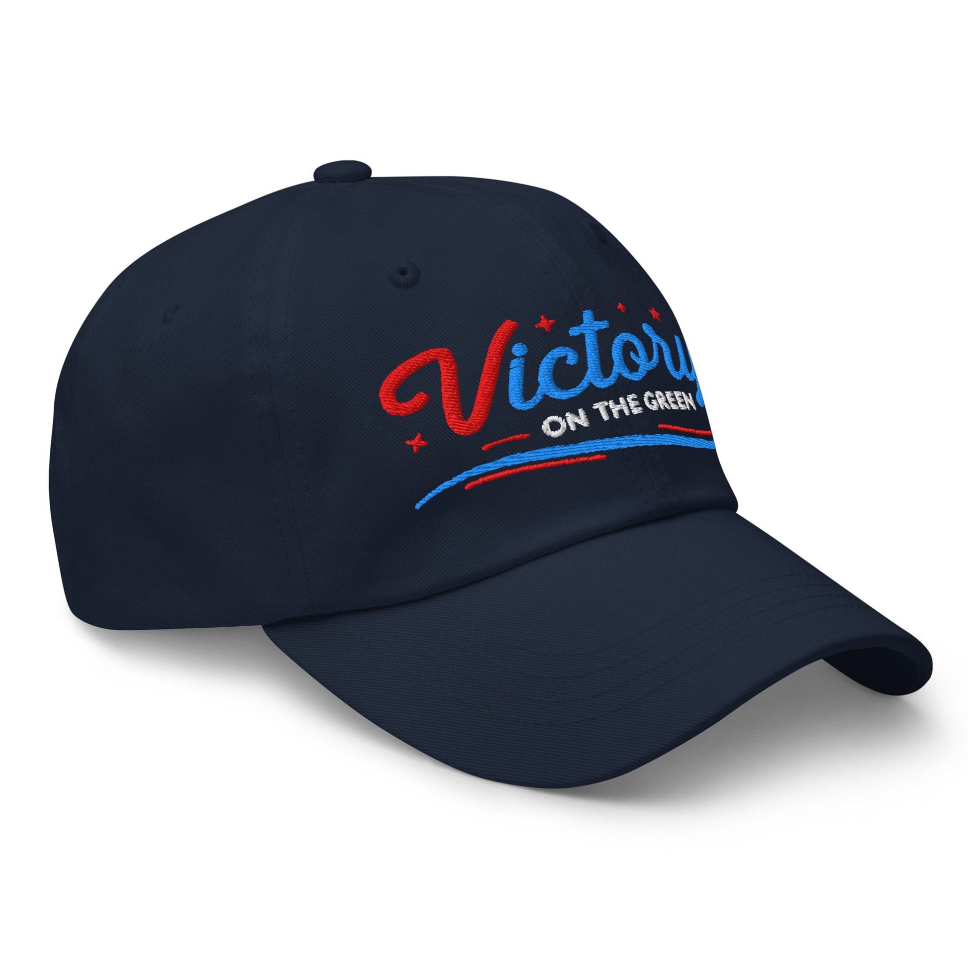 Victory On The Green Embroidered Golf Cap - Funny Golf Tee by Swing Epic