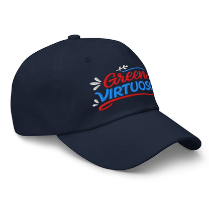 Green Virtuoso Masterpiece Design Embroidered Golf Cap - Funny Golf Tee by Swing Epic