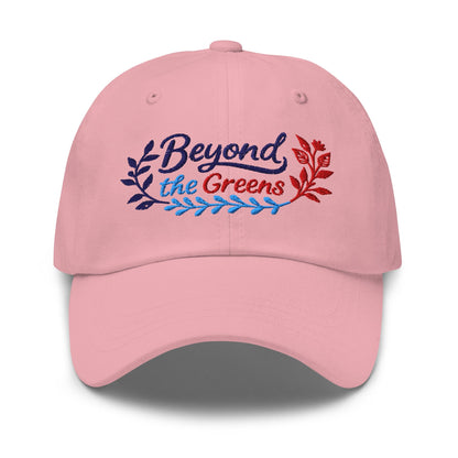 Beyond the Greens Embroidered Golf Cap - Funny Golf Tee by Swing Epic