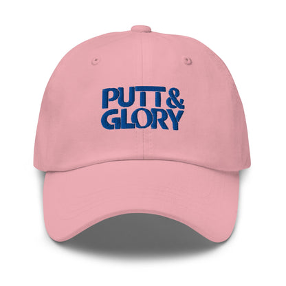 Putt and Glory Embroidered Golf Cap - Funny Golf Tee by Swing Epic