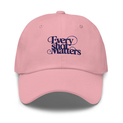 Every Shot Matters Fun Quirky Spirit Embroidered Golf Cap - Funny Golf Tee by Swing Epic