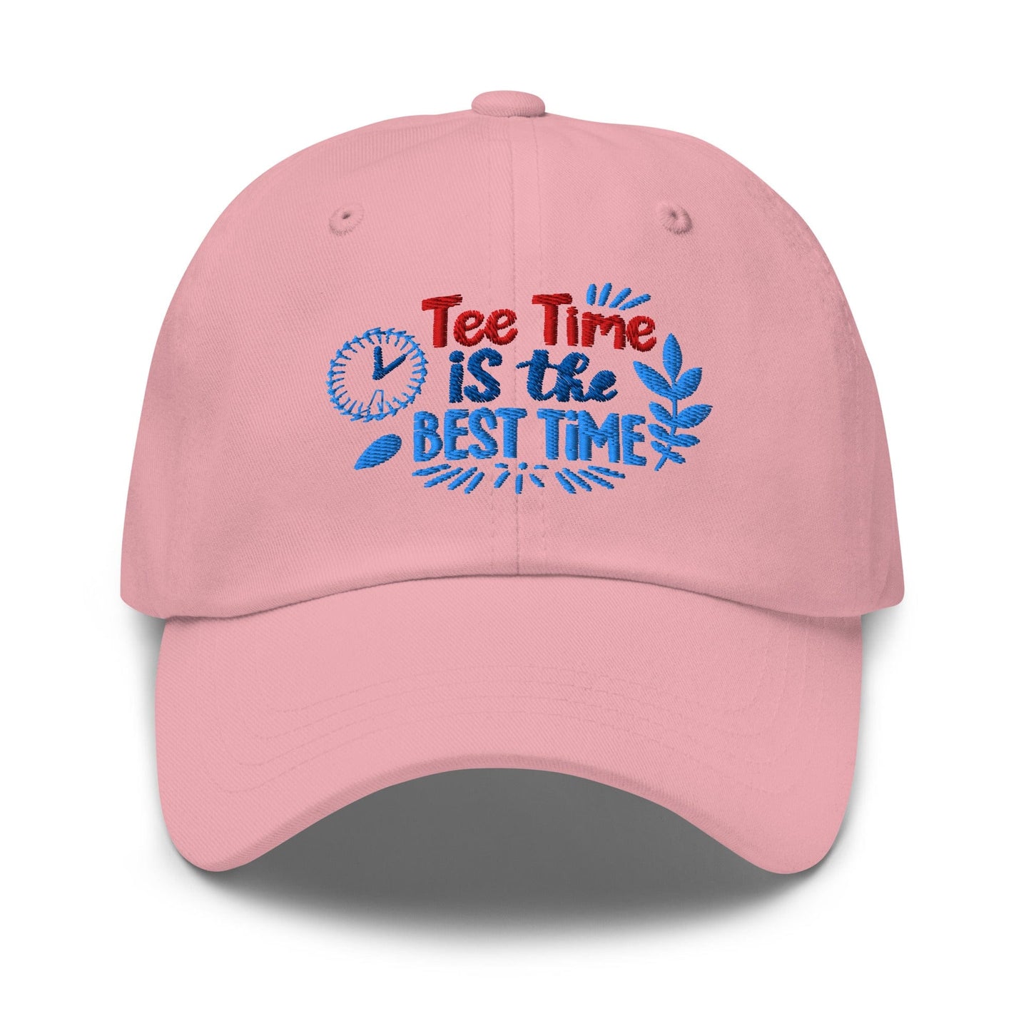 Tee Time is the Best Time Embroidered Golf Cap - Funny Golf Tee by Swing Epic