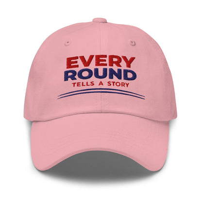 Every Round Tells A Story Embroidered Golf Cap - Funny Golf Tee by Swing Epic