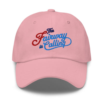 The Fairway is Calling Fun Quirky Embroidered Golf Cap - Funny Golf Tee by Swing Epic